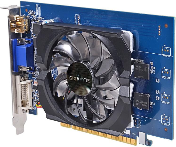 GIGABYTE GeForce GT 730 2GB DDR3 Graphics Card - 64-bit GPU With HDMI/DVI/VGA Outputs