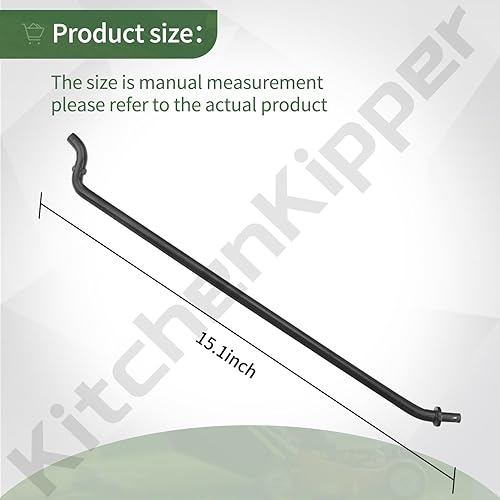 Miniatura 2 de KitchenKipper 532404851 - Varilla antideslizante para modelos de cortacésped Husqvarna, Craftsman, Poulan, Poulan Pro LGT2654 YT48XLS YTH2348