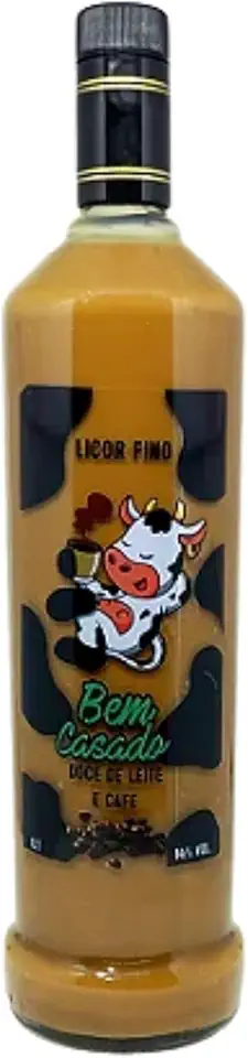 Licor Fino Bem Casado Doce de Leite 1L