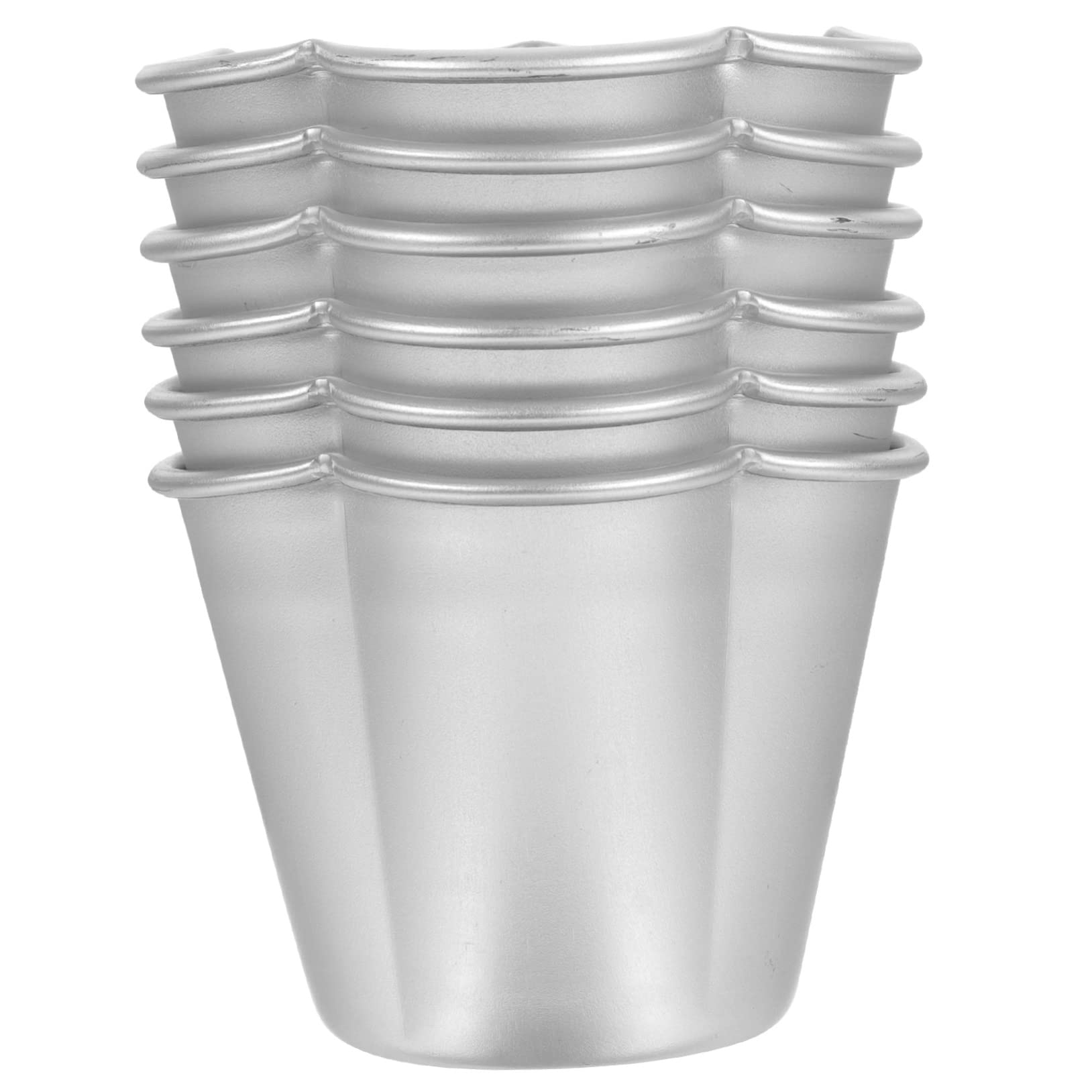 ABOOFAN 18pezzi Per Muffin Antiaderente Per Pudding Tartellette e Dolci Utensili e Resistenti Al