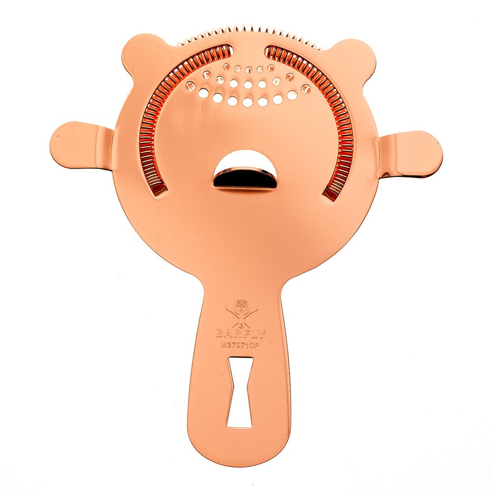 Barfly Heavy Duty Spring Bar Strainer w/4 Prongs / Copper / Bar Strainer Bar Strainers