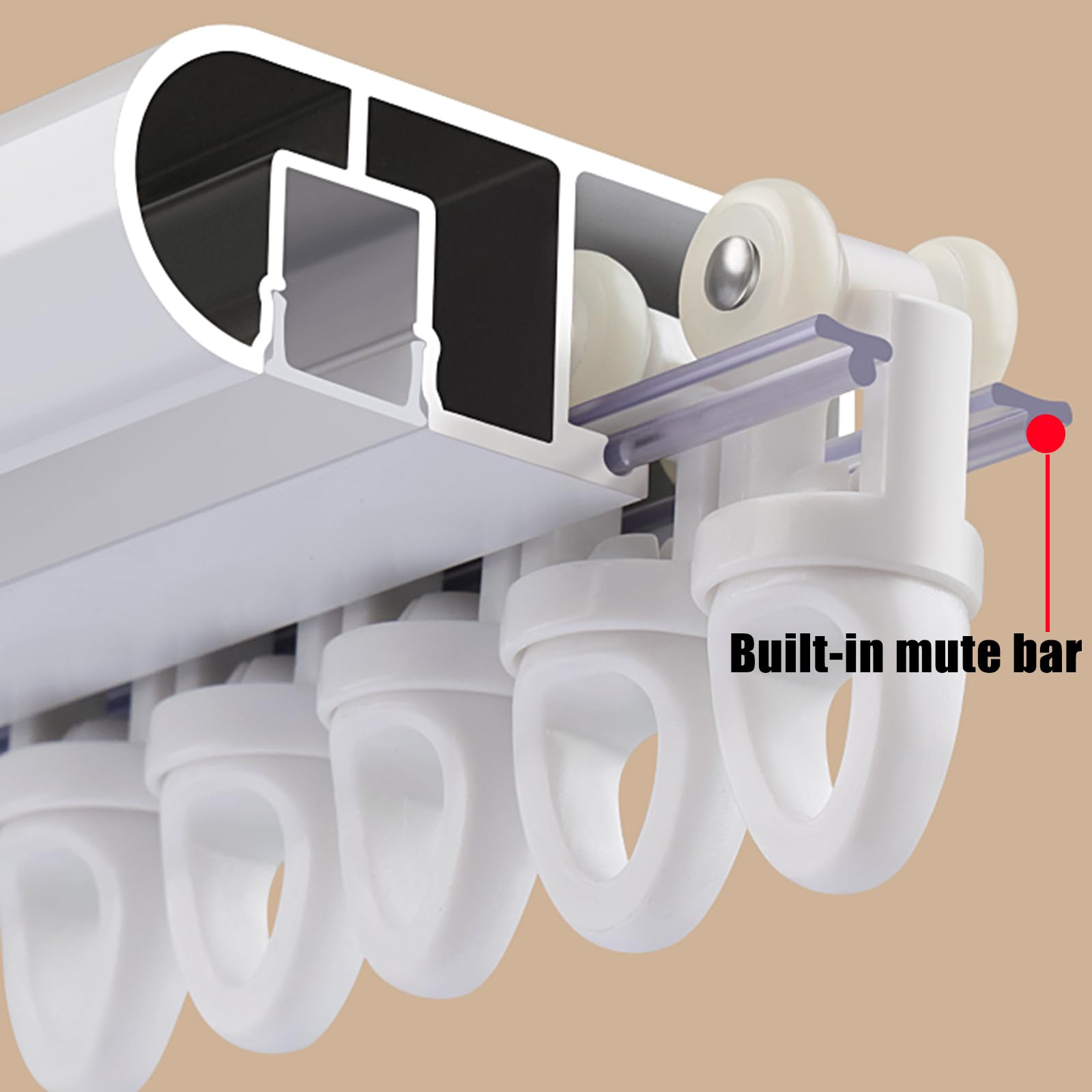 Oświetlenie sufitowe LED, 1050 m, zestaw aluminiowych szyn, wszechstronne białe oświetlenie h do dzielenia pokoju i wystroju domu, idealne do pomieszczeń mieszkalnych