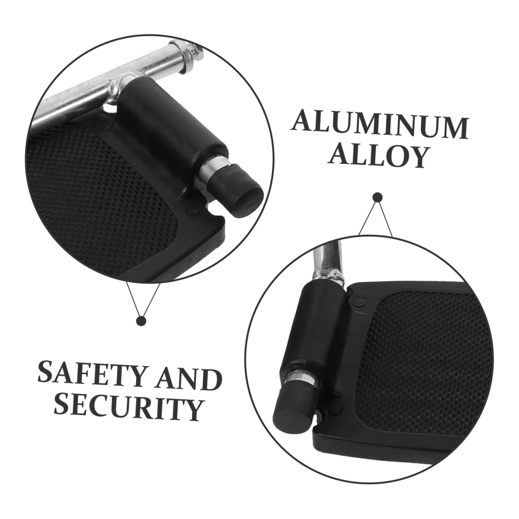Reposapiés De Reemplazo Para Silla De Ruedas Pedales Resistentes De Metal De Reposapiés Para Silla De Ruedas Adecuados Para Pacientes y Personas Mayores