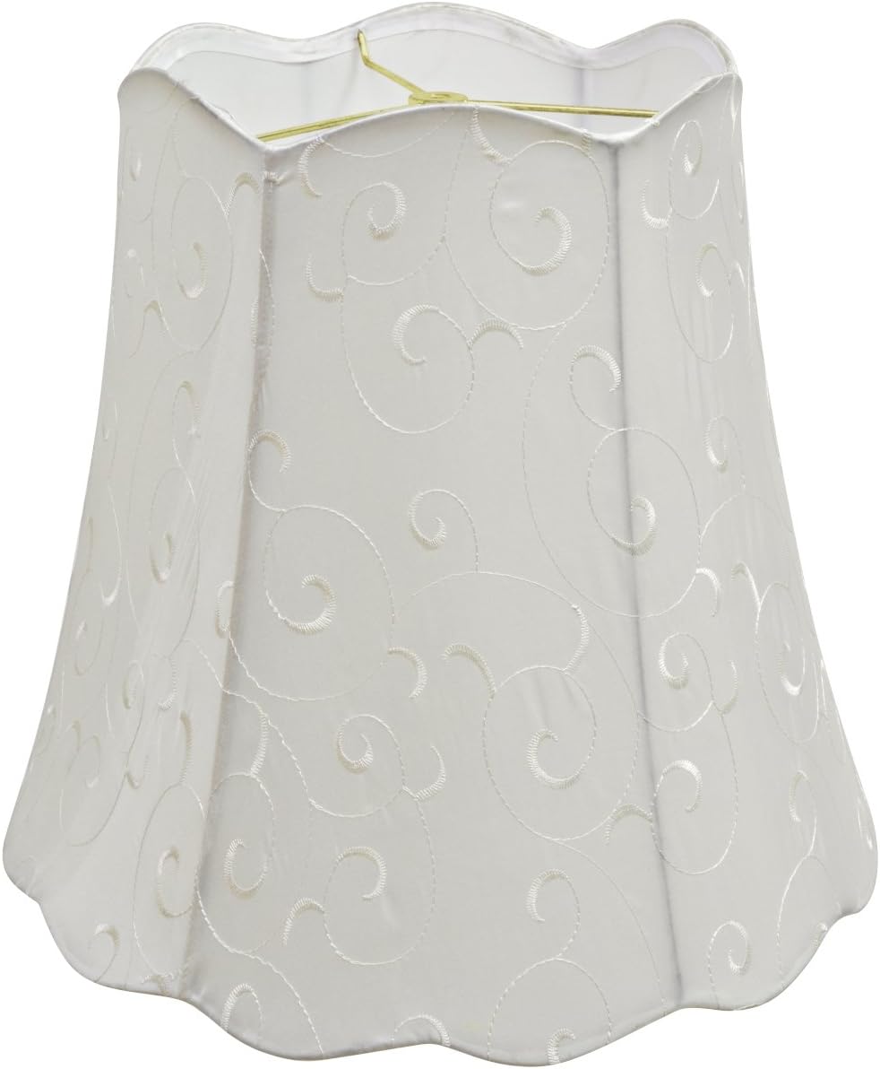 Rеvіеw Prоduсt Aspen Creative 34061 Transitional Scallop Bell Shape Construction Beige, 16 Wide (10 x 16 x 15) Spider LAMP Shade