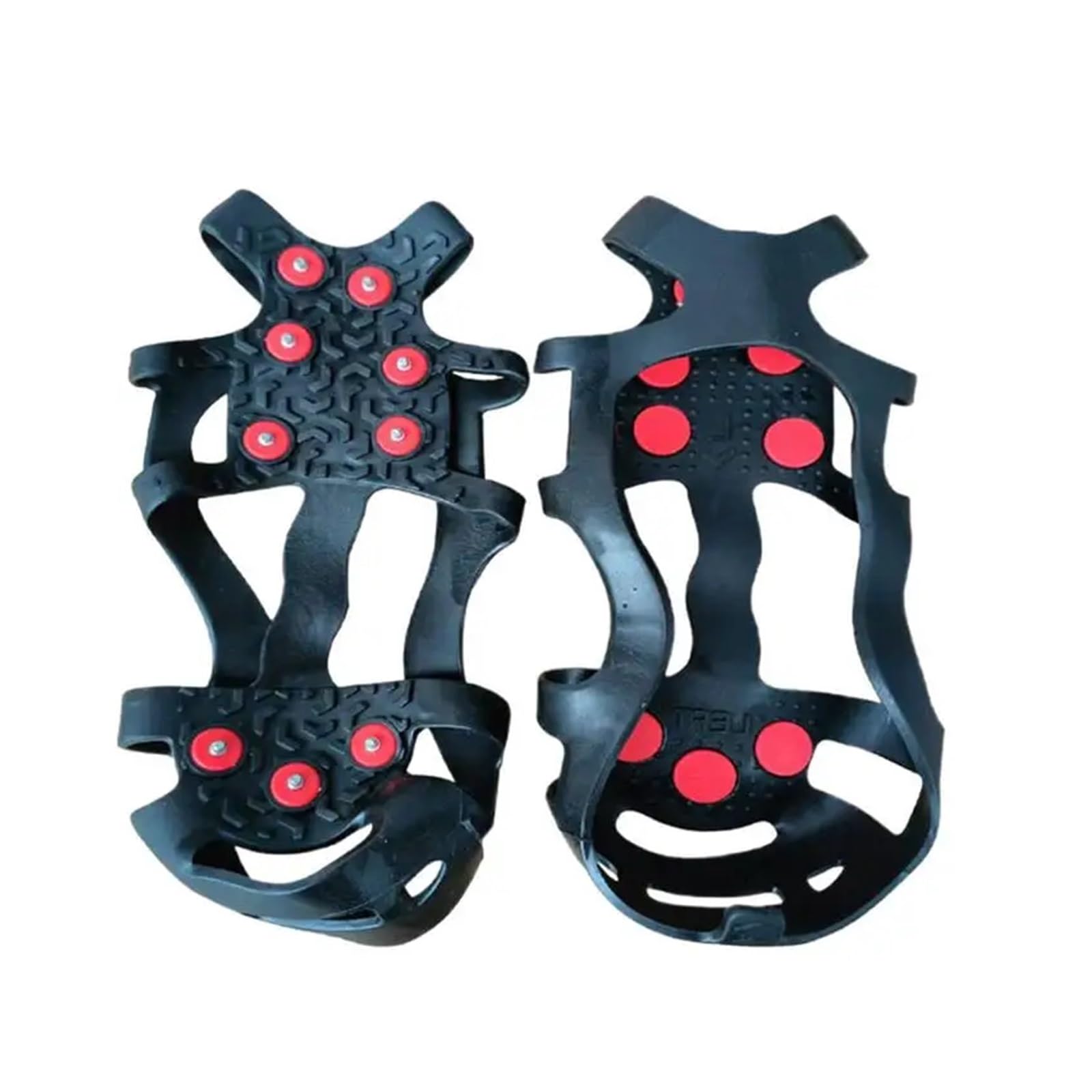 Grödel Ice Cleats Non-Slip Grips Silicone Shoe Spike for Snow and Portable Cleat for Hiking Climbing Fishing für Winterwanderungen