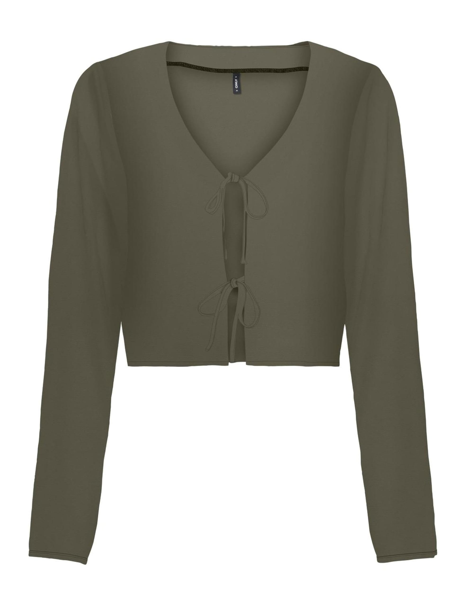 Onlnova Life Elite L/S Hailey Tie Top, Kalamata, XL