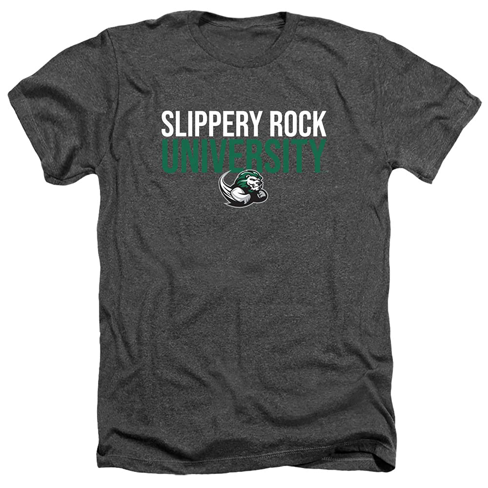 Slippery Rock University Official Stacked Unisex Adult T Shirt