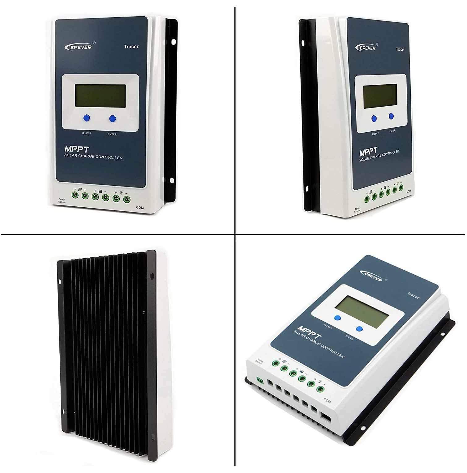EPEver MPPT Contrôleur de charge solaire 60 V Alimentation ultra rapide, 20A