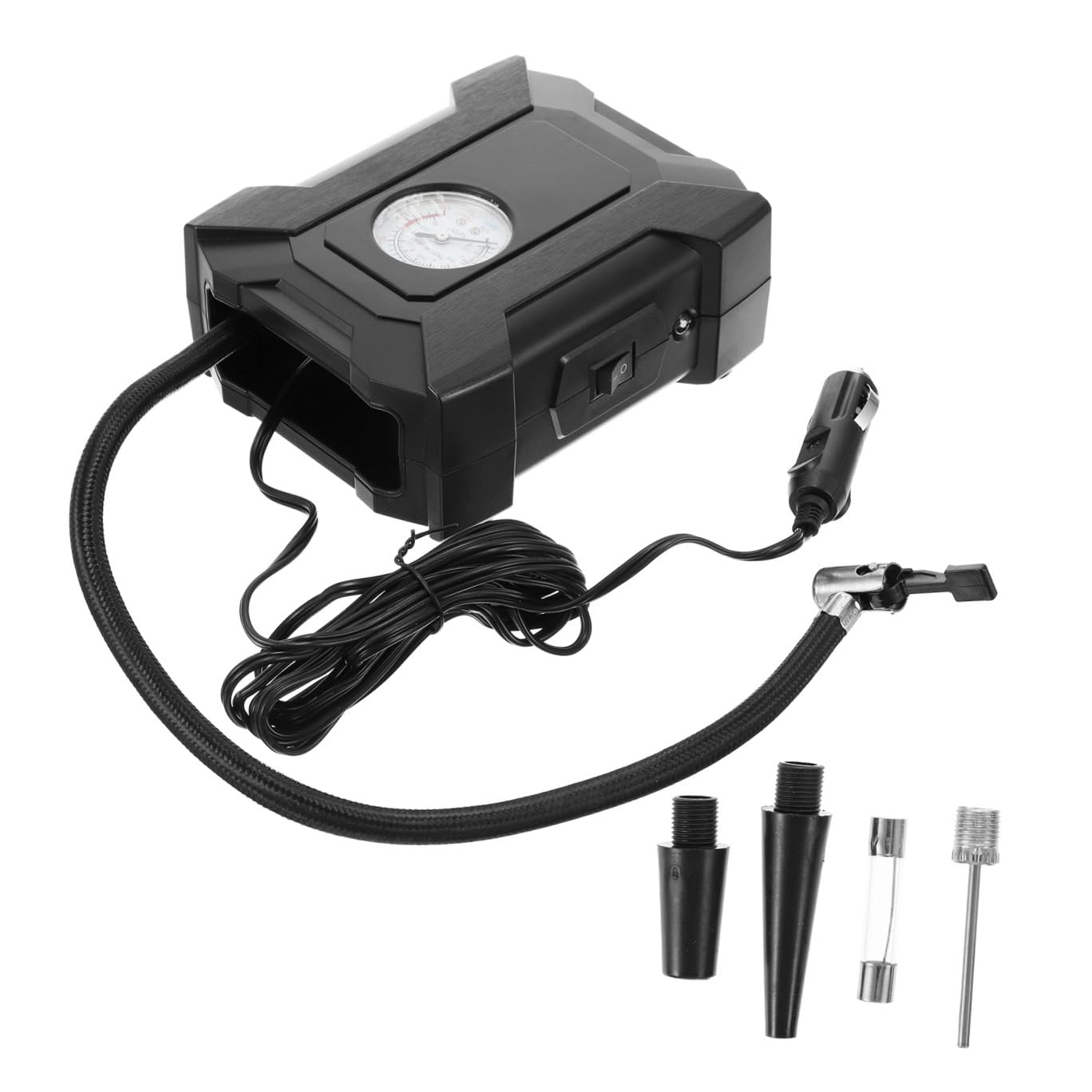 TOPBATHY Inflador De Neumáticos para Coche Bomba Eléctrica Portátil Puntero y Luz Led para Carretera Inflador Automático para Neumáticos De Auto