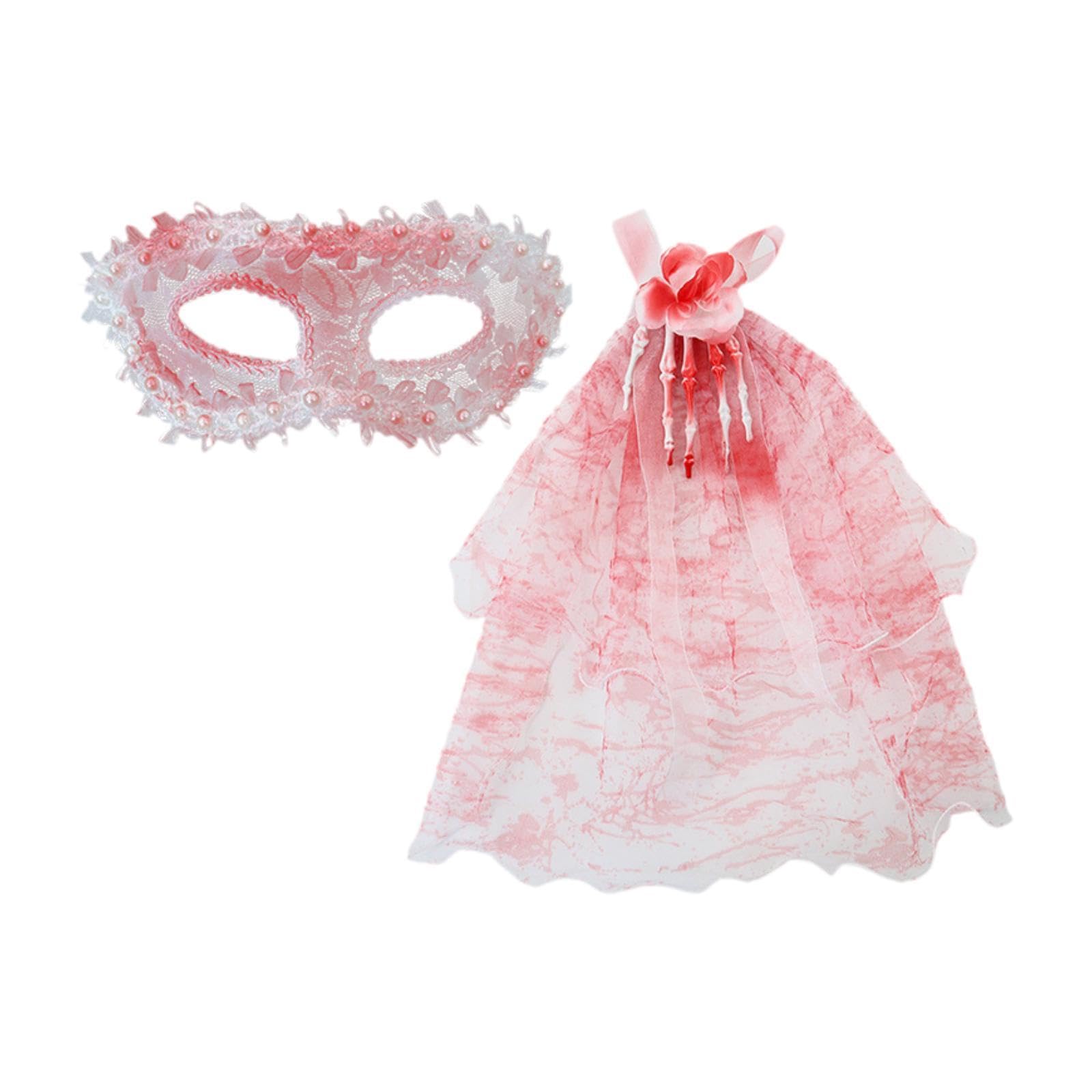 Lace Veil Mesh Costume Accessories for Cosplay Stage Show Festival|Clothing, Shoes & Accessories|Costumes, Reenactment, Theater|Accessories|Masks & Eye Masks-image-8