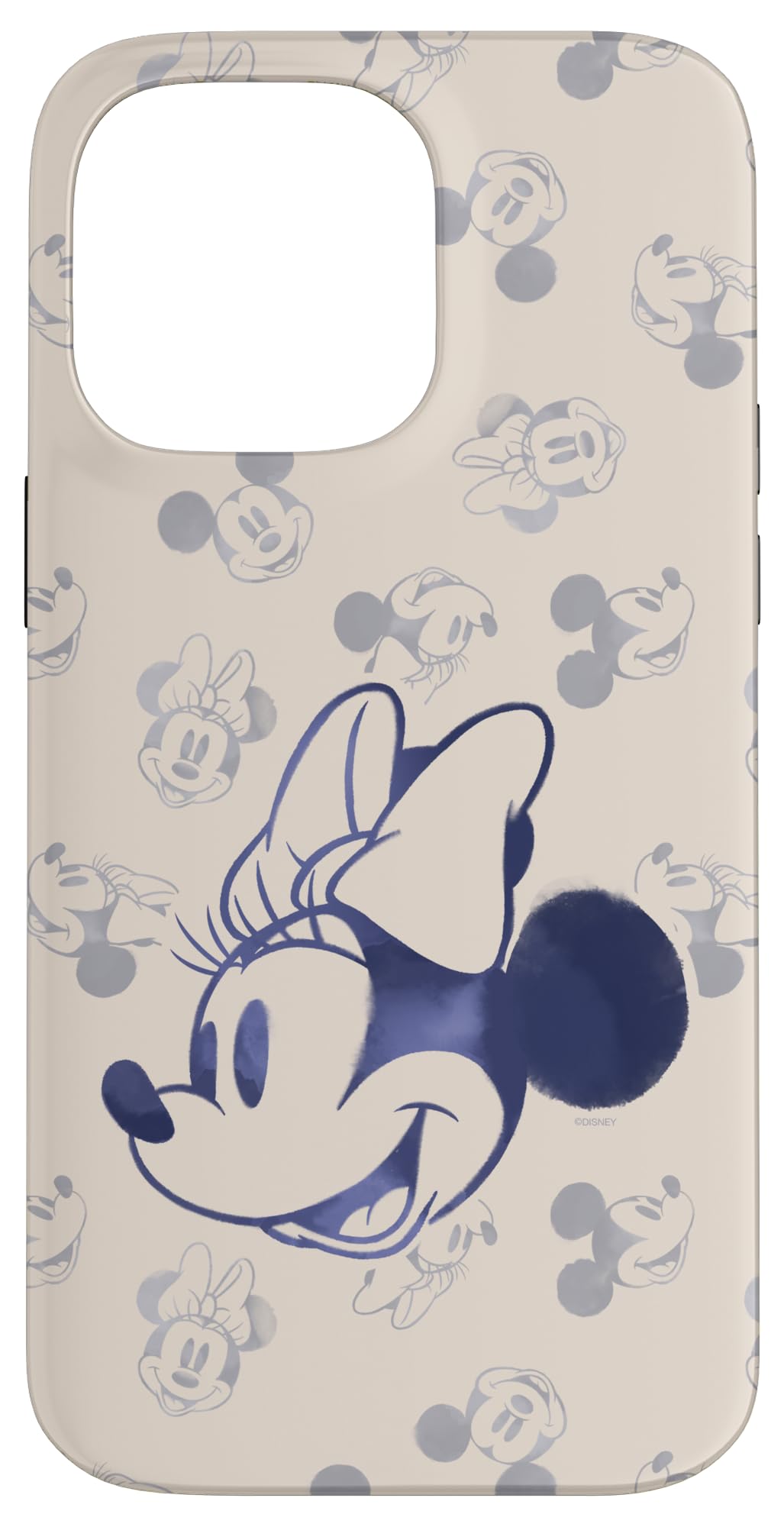 iPhone 14 Pro Max Disney Minnie and Mickey Mouse Heads Retro Vintage Classic Case