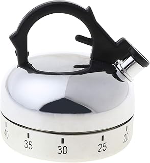 60 Minute Counting Teapot Shaped Kitchen Cooking Alarm Clock Timer Mechanical Kitchenware Set