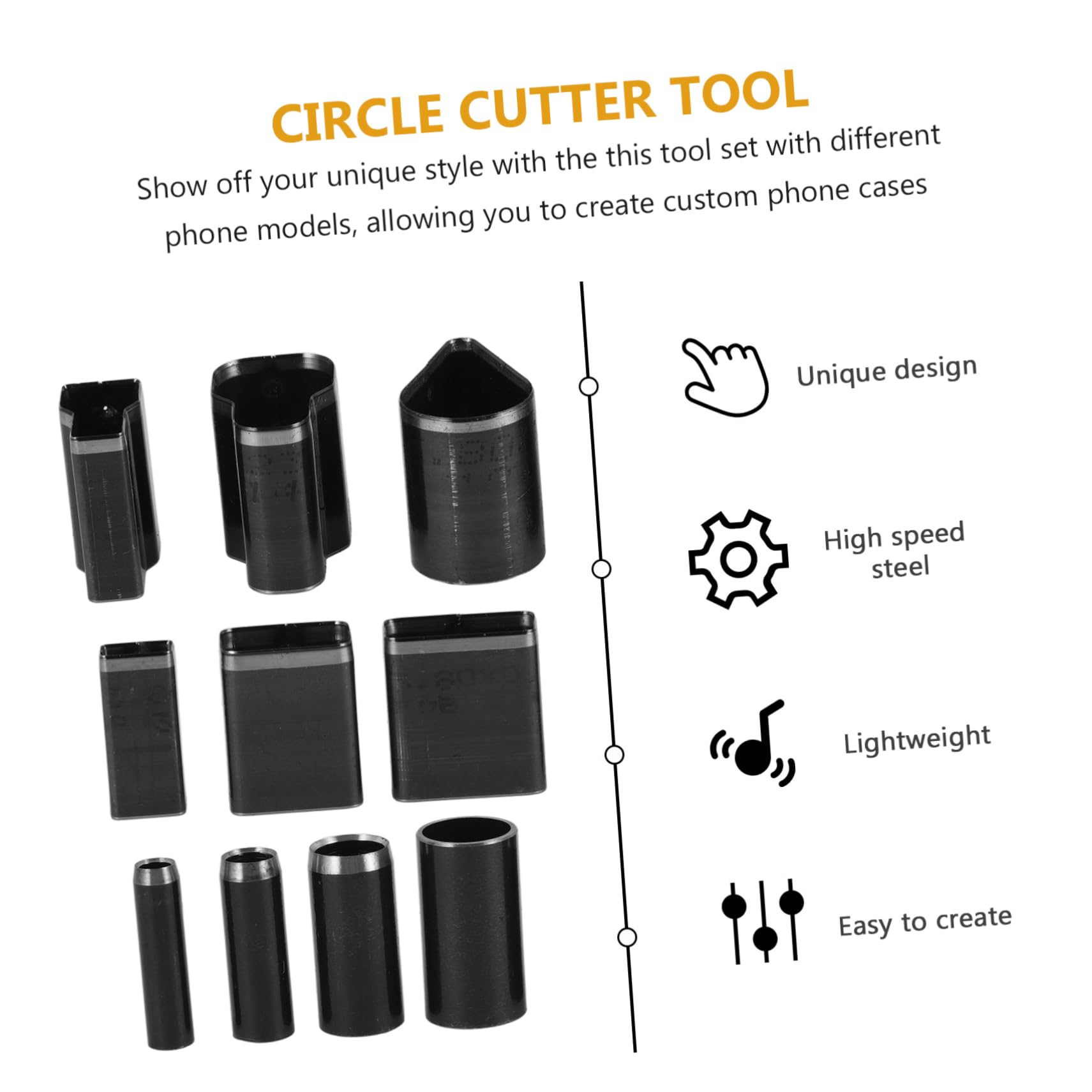 NUOBESTY 120pezzi Strumenti Per Lavorazione Pelle Punzoni Per Pelle Utensile Professionale Per Creare Design e Modelli Personalizzati Kit Completo Per Fai Da Te Con Ad Alta Velocità