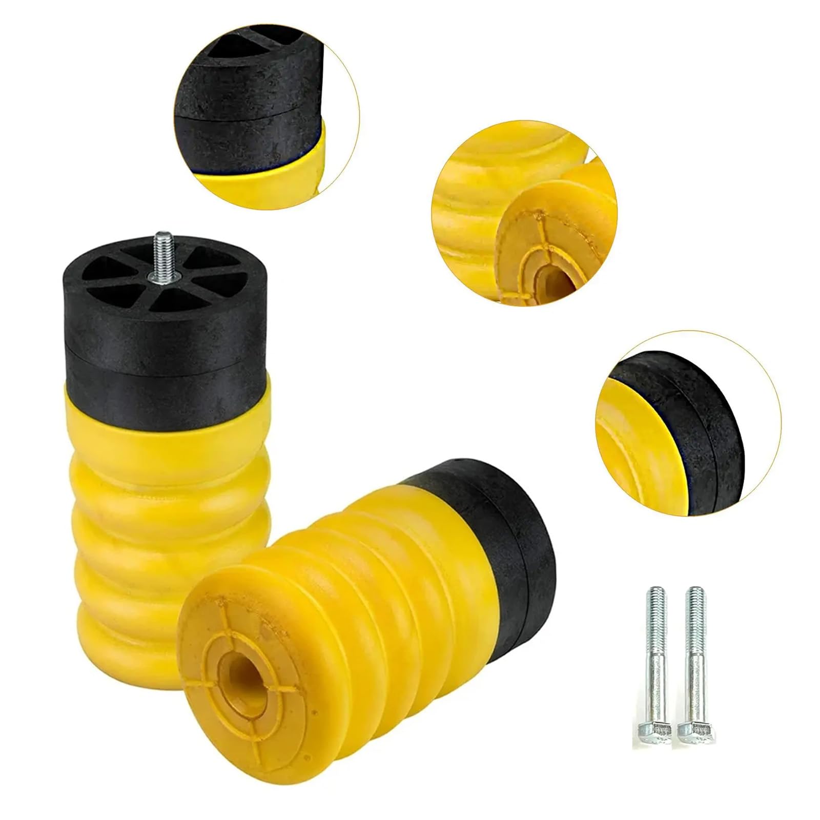 Kit de resortes de aire traseros compatibles con Ducato Jumper Boxer desde 2006, SSR-313-54, 2 resortes amortiguadores de coche traseros, reemplazo para SuperSprings Sumo-Springs