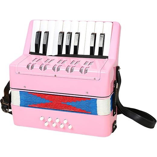 Loom Tree 17 Keys Piano Accordion Pink