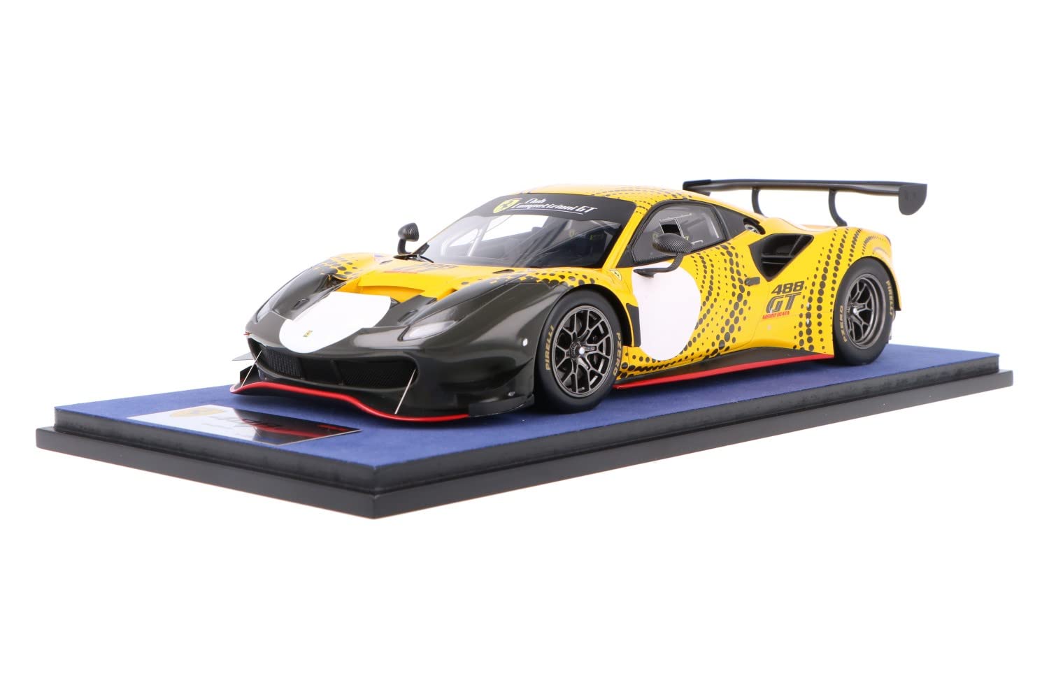 MODELLINO in Scala COMPATIBILE CON Ferrari 488 GT MODIFICATA 1:18 LOOKSMART LS18RC014