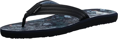 Quiksilver - Sandalias con estampado de carver para hombre