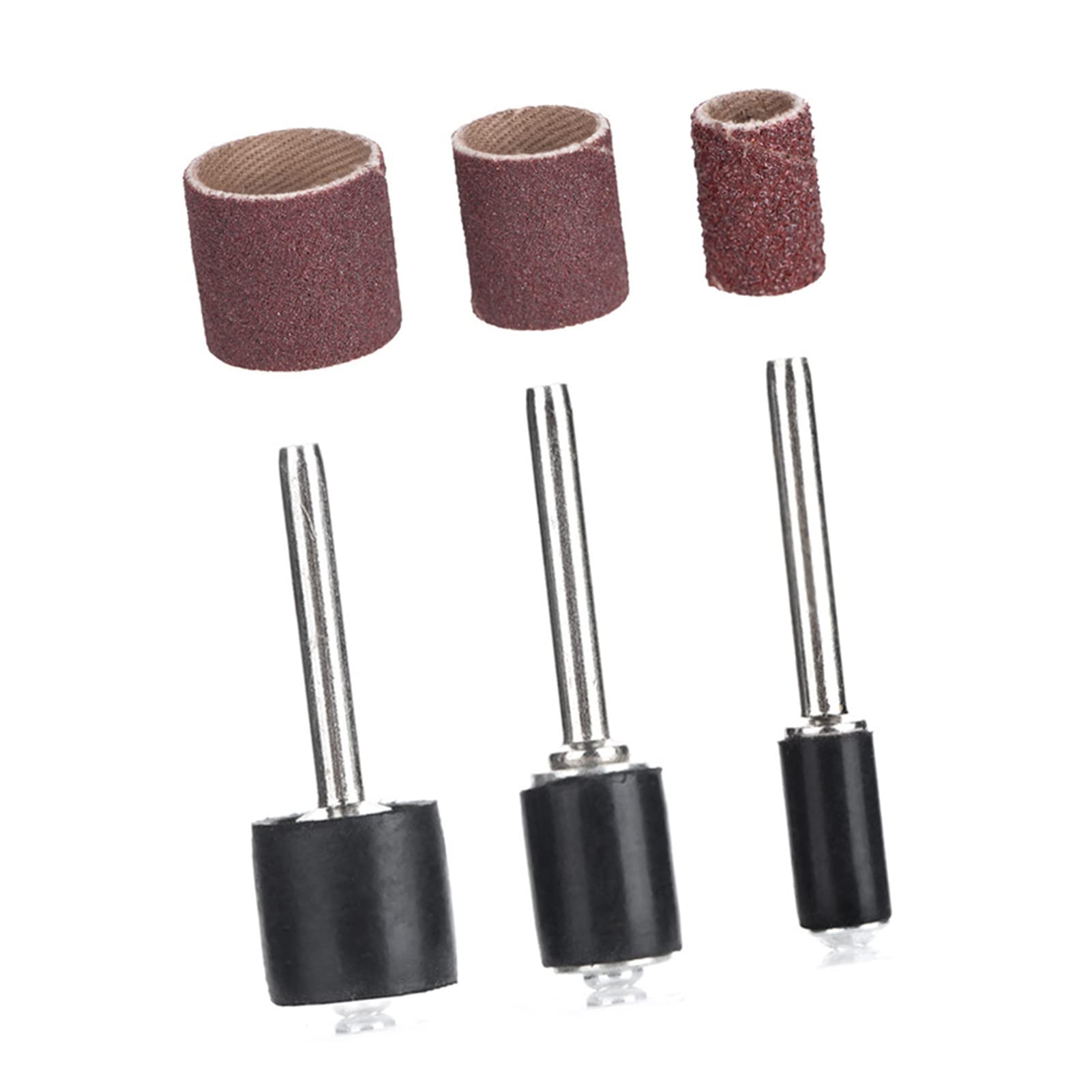 90 pcs Sand Ring, 12 pcs Sand Drum Abrasive Sanding, Grinding, Polishing Tool with Compact Shape, Easy to Use for Ceramics, Stone, Glass, Wood Engraving, Etching