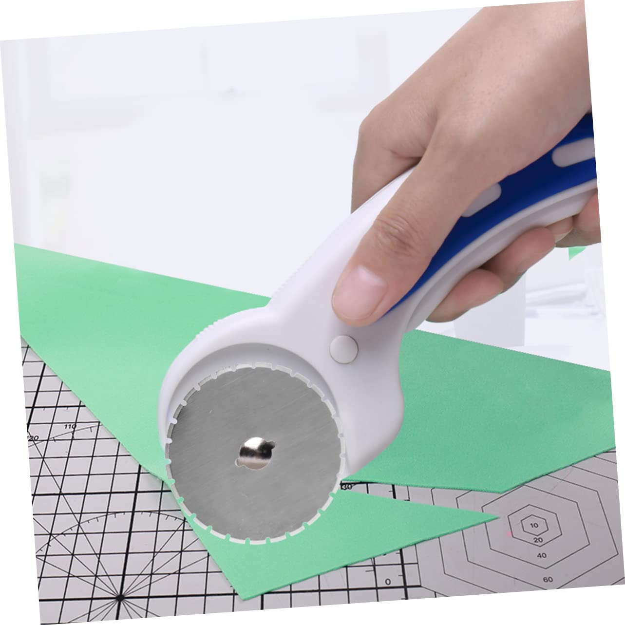 14piezas Cuchillas De Rotativas Con Estuche Dashed y Wavy Para Tela y Papel Manualidades y Costura