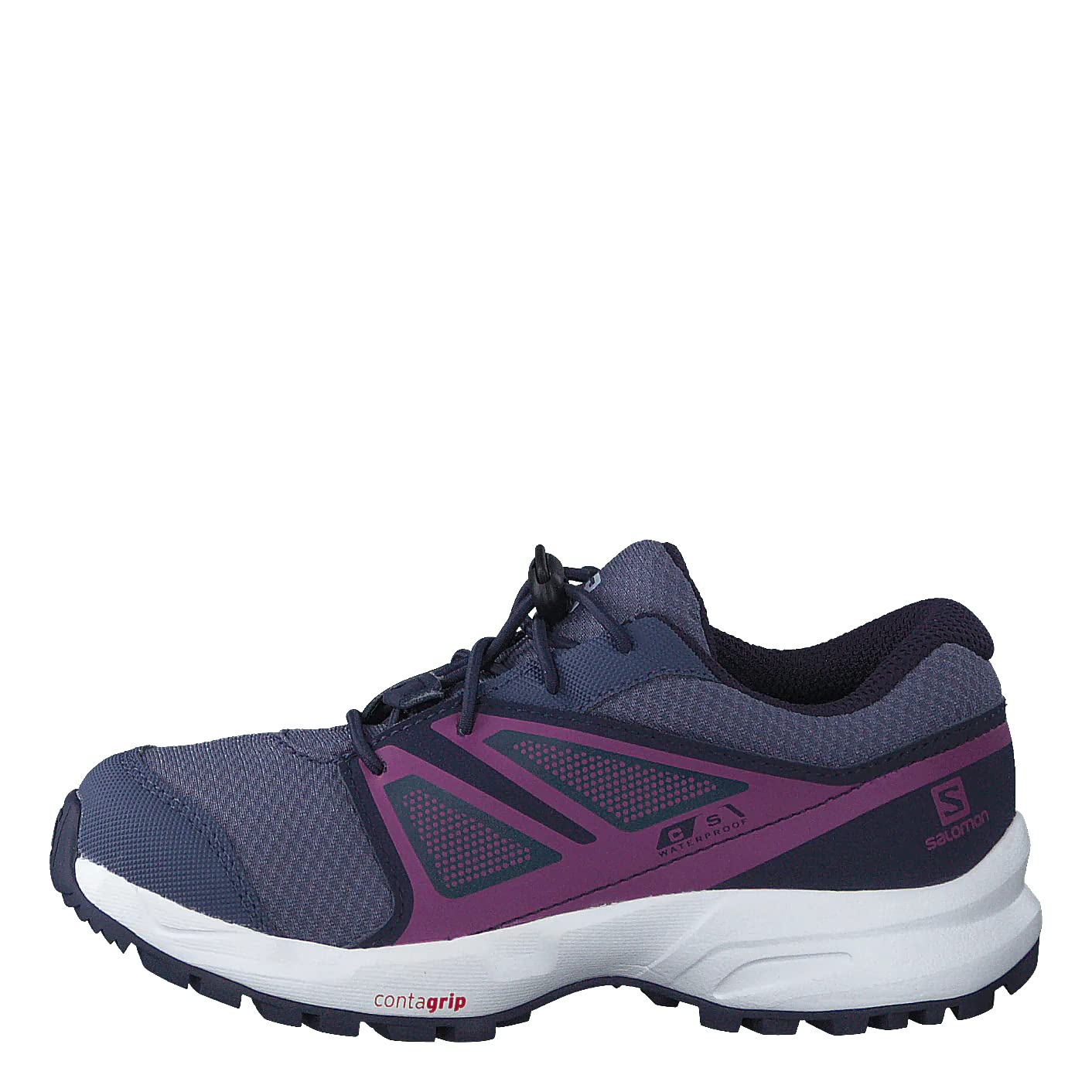 SALOMON Sense Climasalomon Waterproof (impermeable) Kids unisex-niƱos Zapatos de trail running, Azul (Crown Blue/Evening Blue/Sparkling Grape), 26 EU