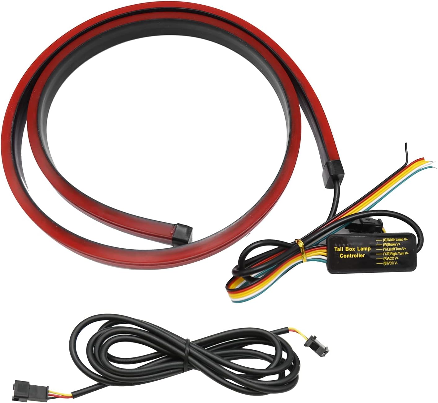 NIKUJUGA Led Third Brake Light Strip Car LED Rear Third Stop Brake Strip Light