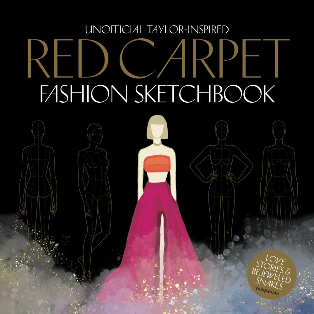 Unofficial Taylor-Inspired Red Carpet Fashion Sketchbook