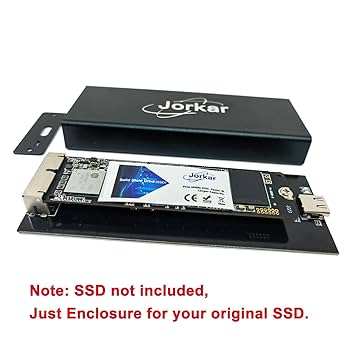 Amazon.co.jp: Jorkar 外付けSSDエンクロージャ MacBook Air/Pro