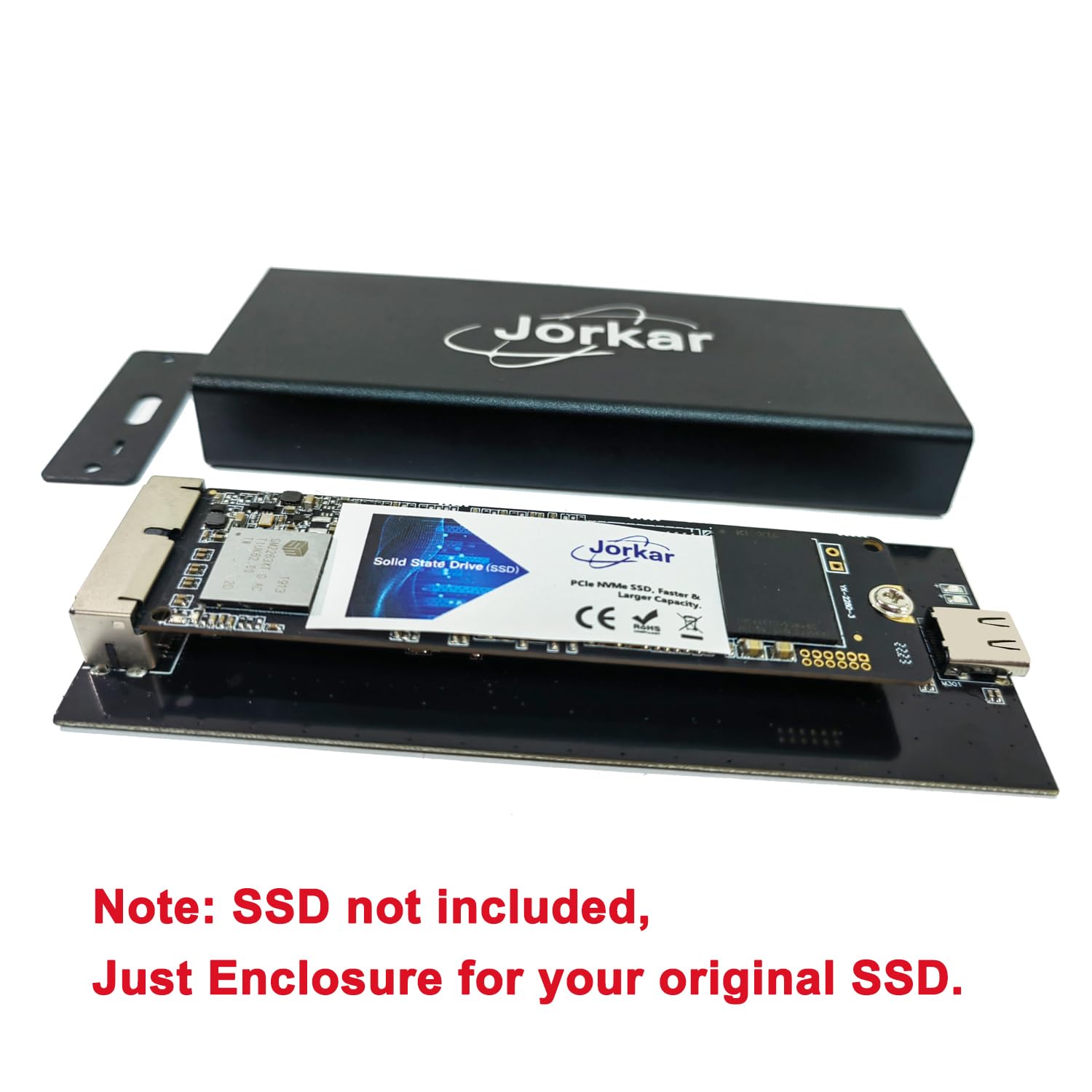 USB C 3.2 Scatola SSD 12+16 pin Box Esterno SSD Per MacBook Air/Pro mid 2013-2017, Lettore Box per Disco A1466 A1465 A1502 A1398, Portatile Mac SSDs a USB-C Case Adattatore