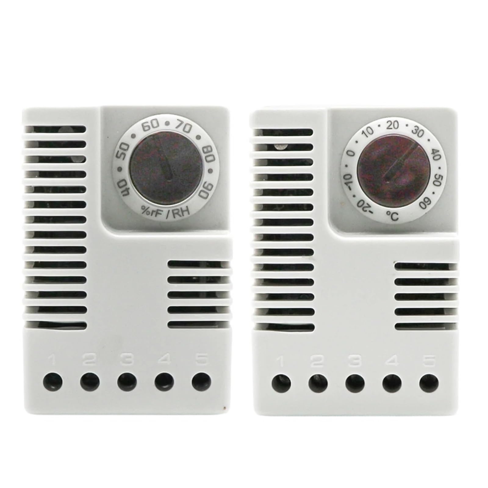 Regolatore di umidità/temperatura Termostato igrostato Termostato for armadio Interruttore Indicatore LED regolabile su guida DIN Display(ETR 011)