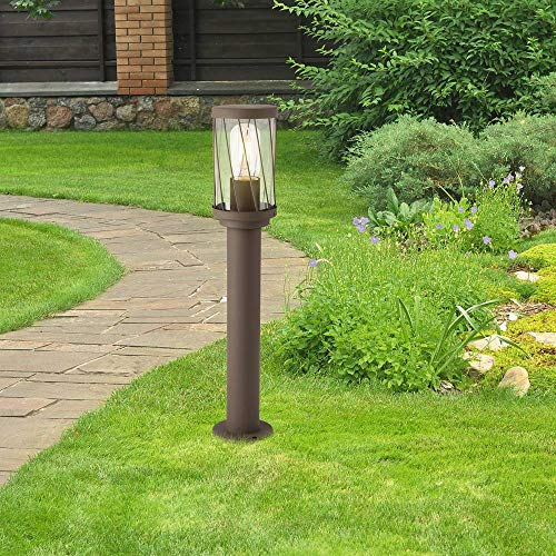 Baliza exterior Rabalux Budapest 8889 en marrón de 50 cm 2