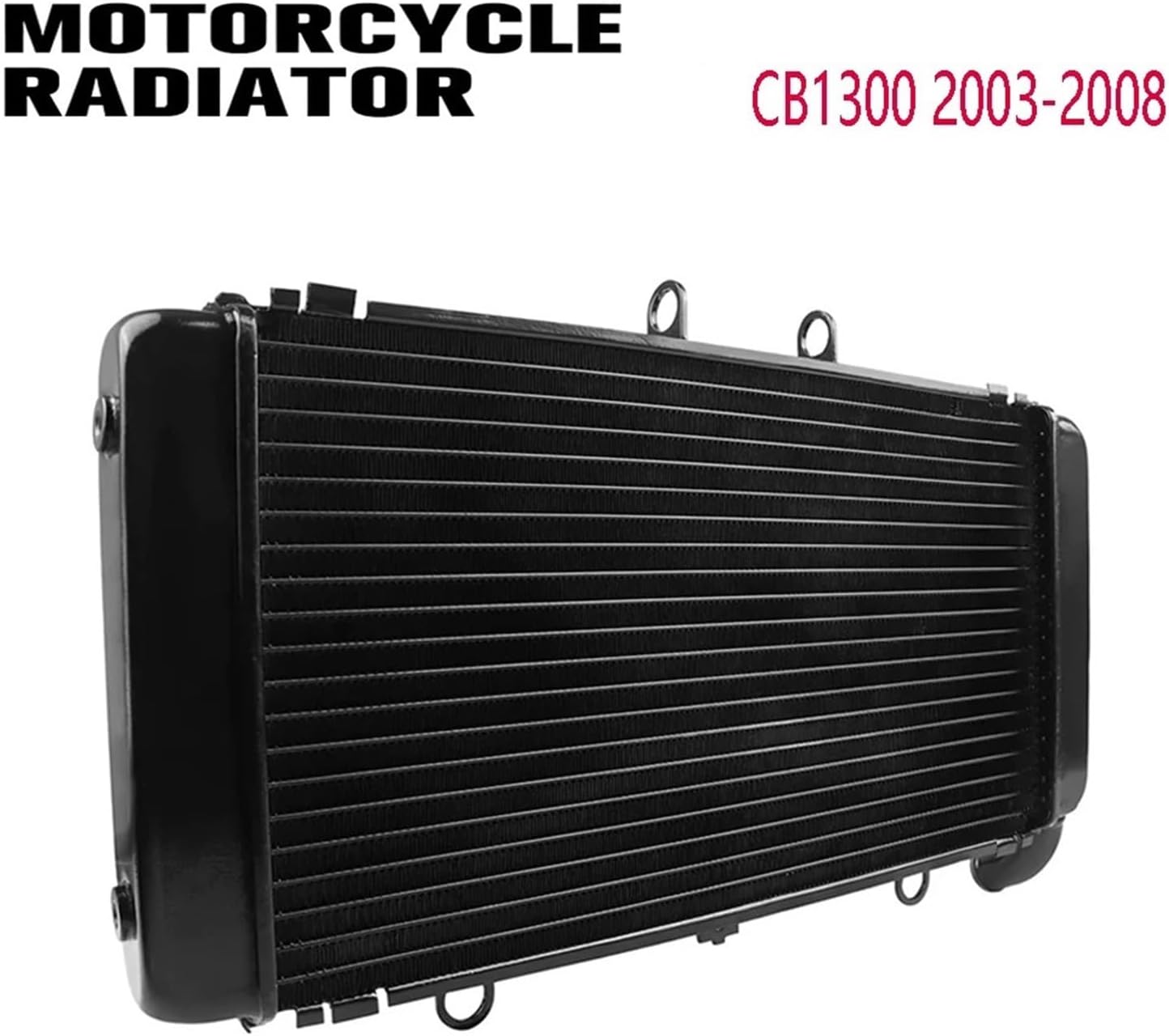 SSIMOO Compatible With CB1300 CB 1300 2003-2008 2007 2006 Motorcycle Aluminium Engine Radiator Cooler Cooling Water Tank Accessories