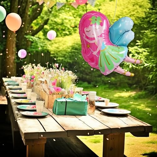 Miniatura 4 de DIWULI Globo de hadas – Decoraciones de fiesta de hadas, suministros de fiesta de hadas, cumpleaños de hadas, decoraciones de fiesta temática de