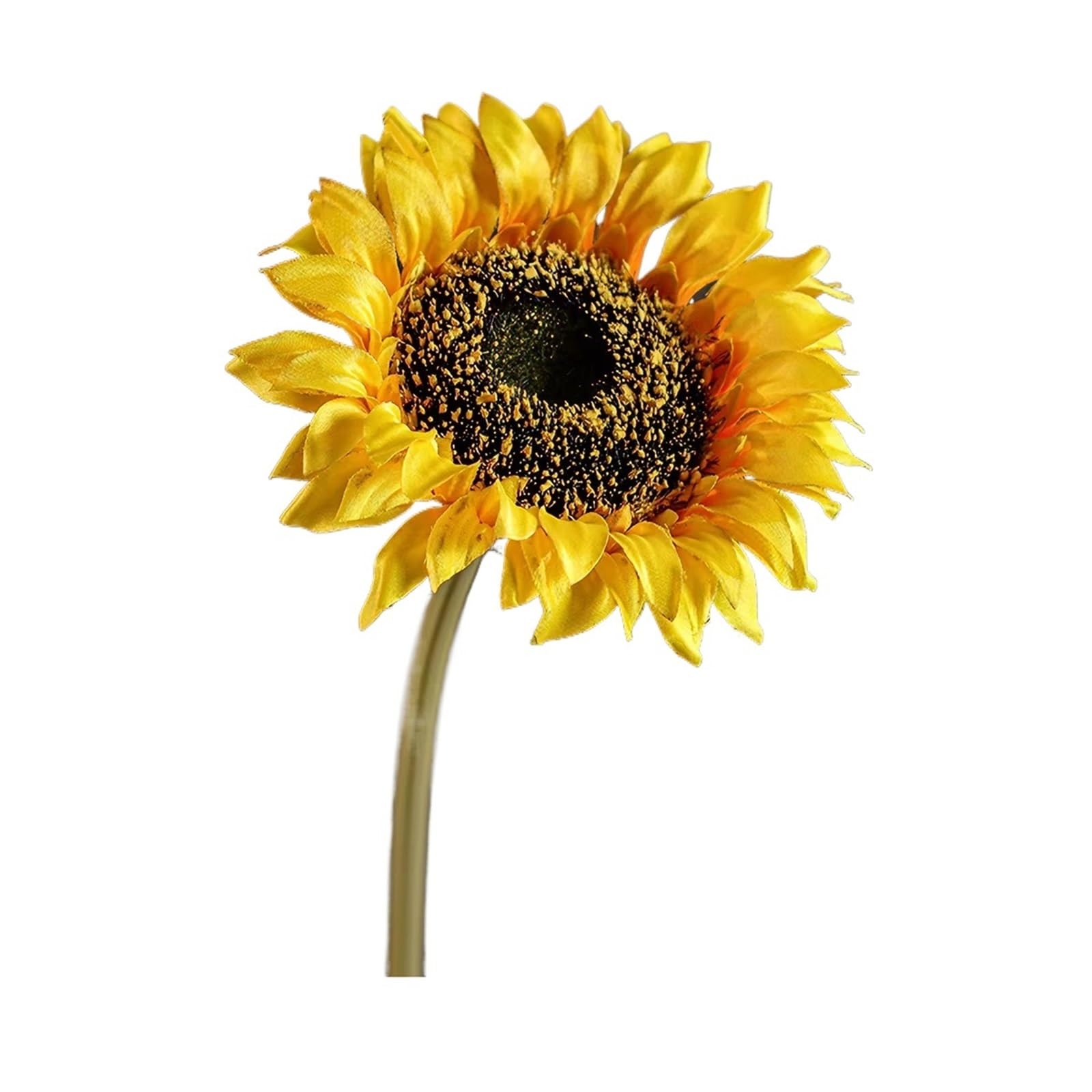 WLH Alexanders 5pcs Faux Sunflowers Fake Flowers Artificial Sunflowers Flower With Stems Bouquets Arrangement For Home Decor faux flower(Gelb)