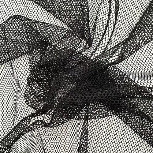 HyunDu Weaving Net for Sew-In Weave Soft Mesh Hair Net for Braiding & Hair Extensions Black Weave Net for Wig Making 49 x 37 1 Pack