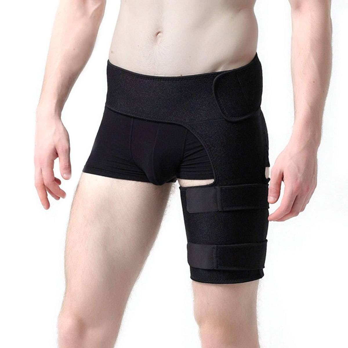 Optifit® Hip Thigh Support Brace Groin Compression Wrap for Men & Women, Hip Brace Fits Both Legs for Sciatica Pain Relief, Hip Fler Strain, Sacroiliac Joint Support Stabilizer (B0D9VT361C) Amazon Price History, Amazon Price Tracker