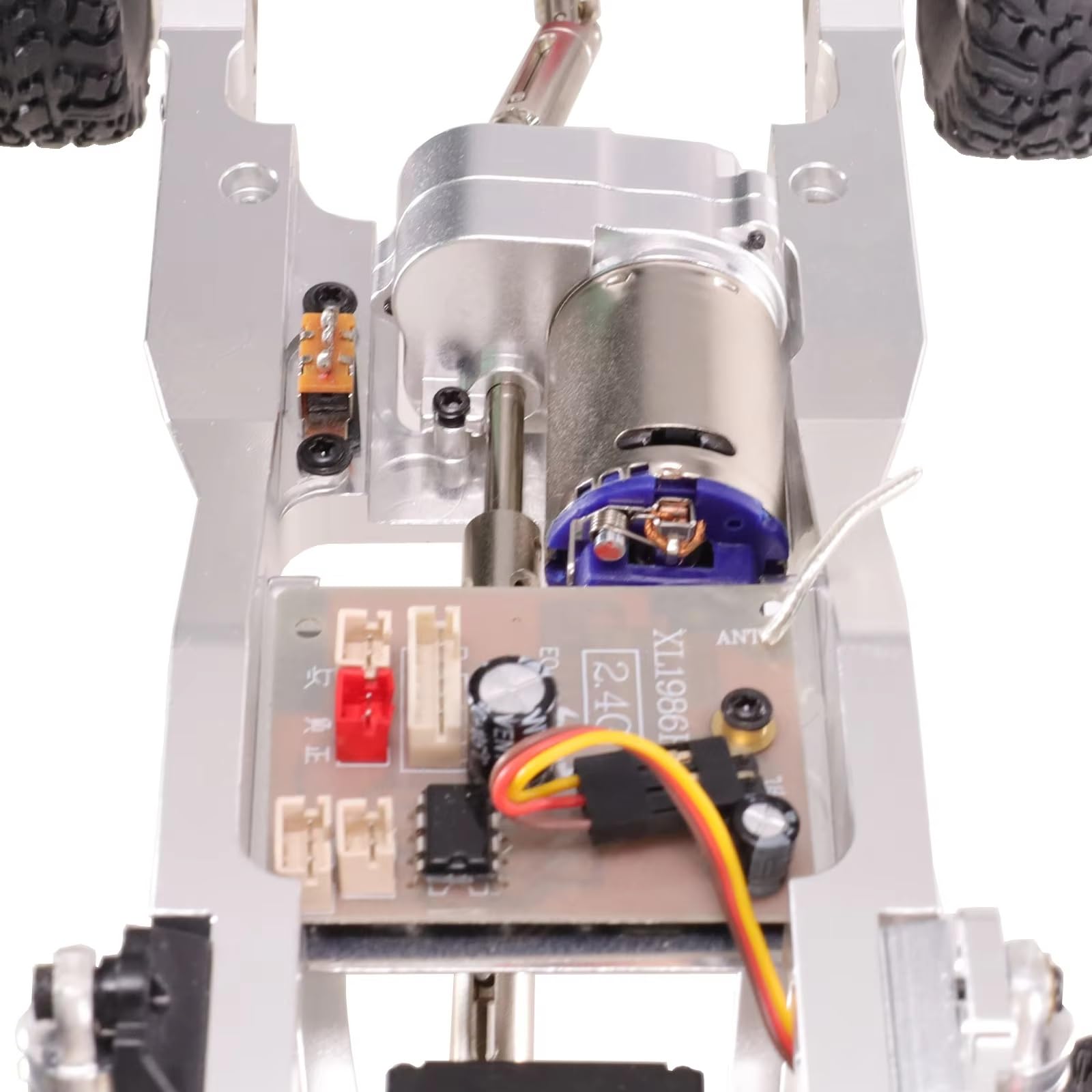 RC Car Accessories for MN 1/12 for MN168 for MN78 for MN82 MN99sv2 1/12 Metal Gearbox Gear High Speed Motor Parts and Accessories RC Car Upgraded(Silver)