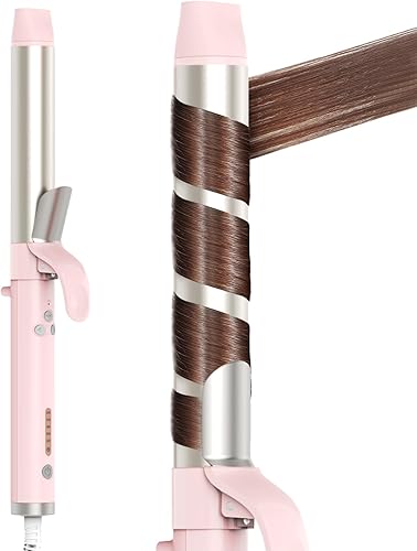 Rizador automático de 1 14 pulgadas con barril de cerámica para cabello largo y corto, varita giratoria automática, hasta 430 , rizador giratorio