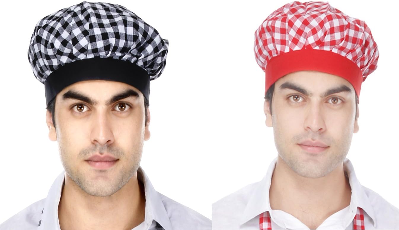 Chef Cap Cum Hat Pack of 2