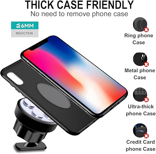 Miniatura 5 de Soporte para teléfono de automóvil compatible con Honda CRV, soporte de teléfono de ventilación de aire para CR-V Hybrid 2017-2021, soporte