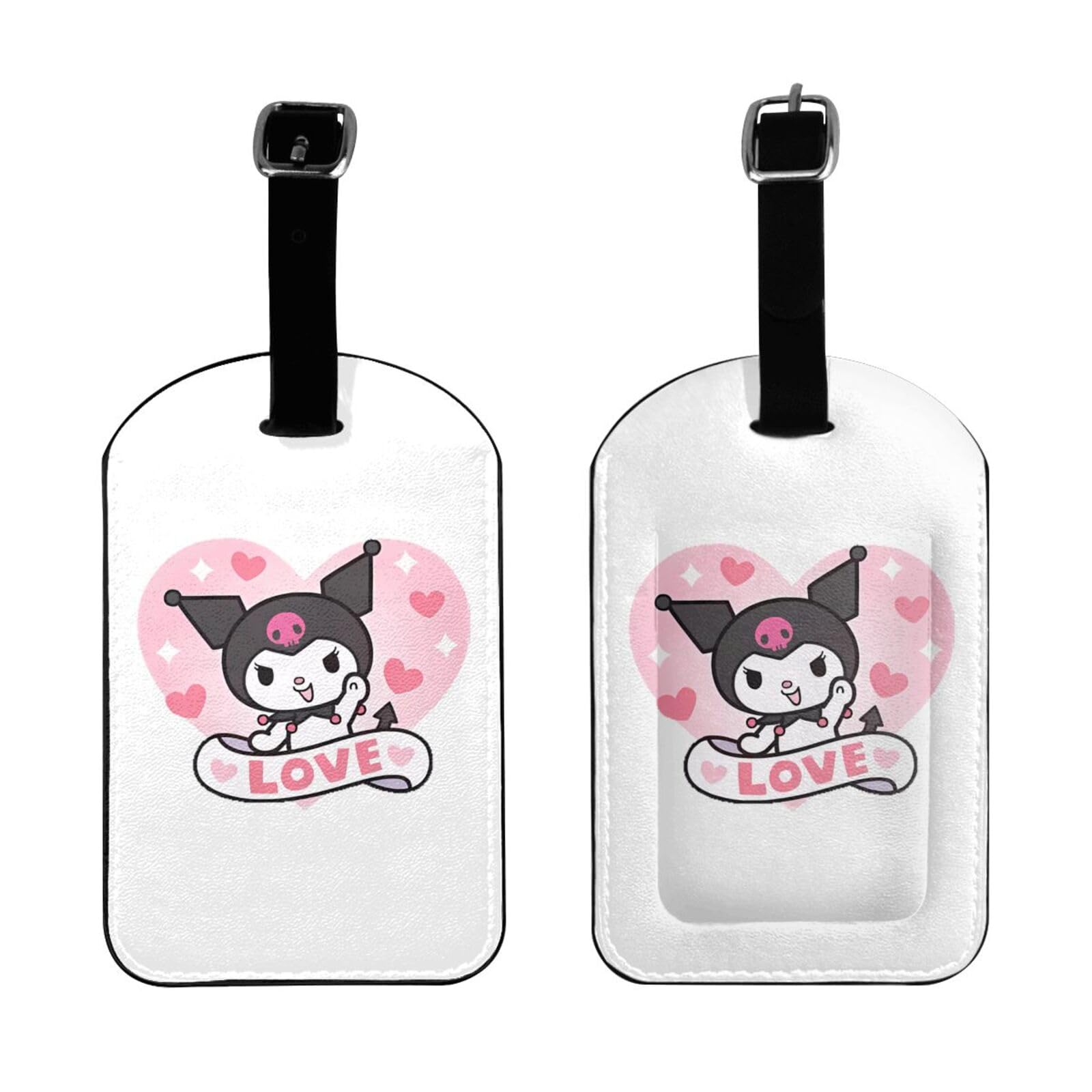 Amazon.co.jp: クロミ ラゲッジタグ 荷物タグ レザー ネームタグ