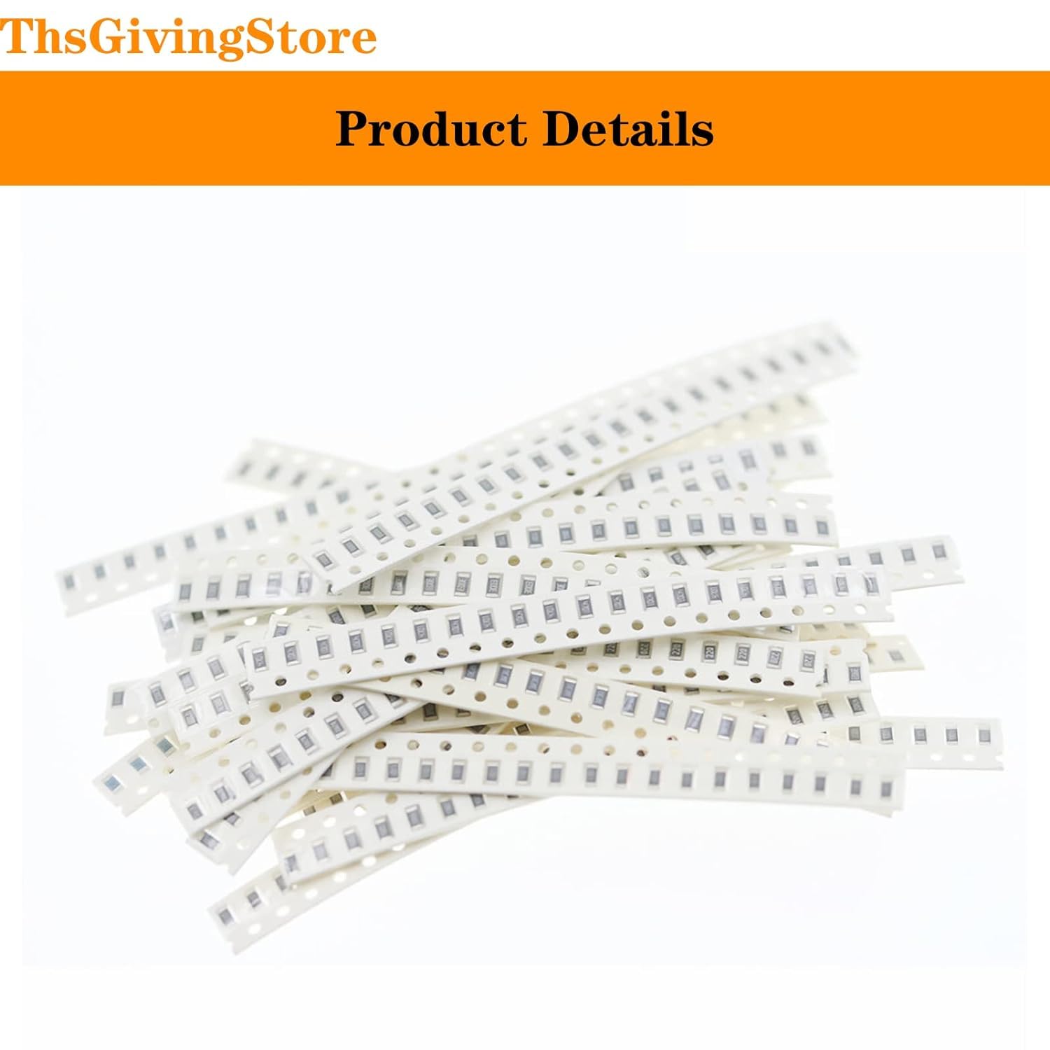 1206 SMD Capacitor Assorted Kit, 720pcs 36values x 20pcs 1pF-10uF SMD Micro Capacitor Samples Kit, Ceramic Chip Capacitors Electronic Components