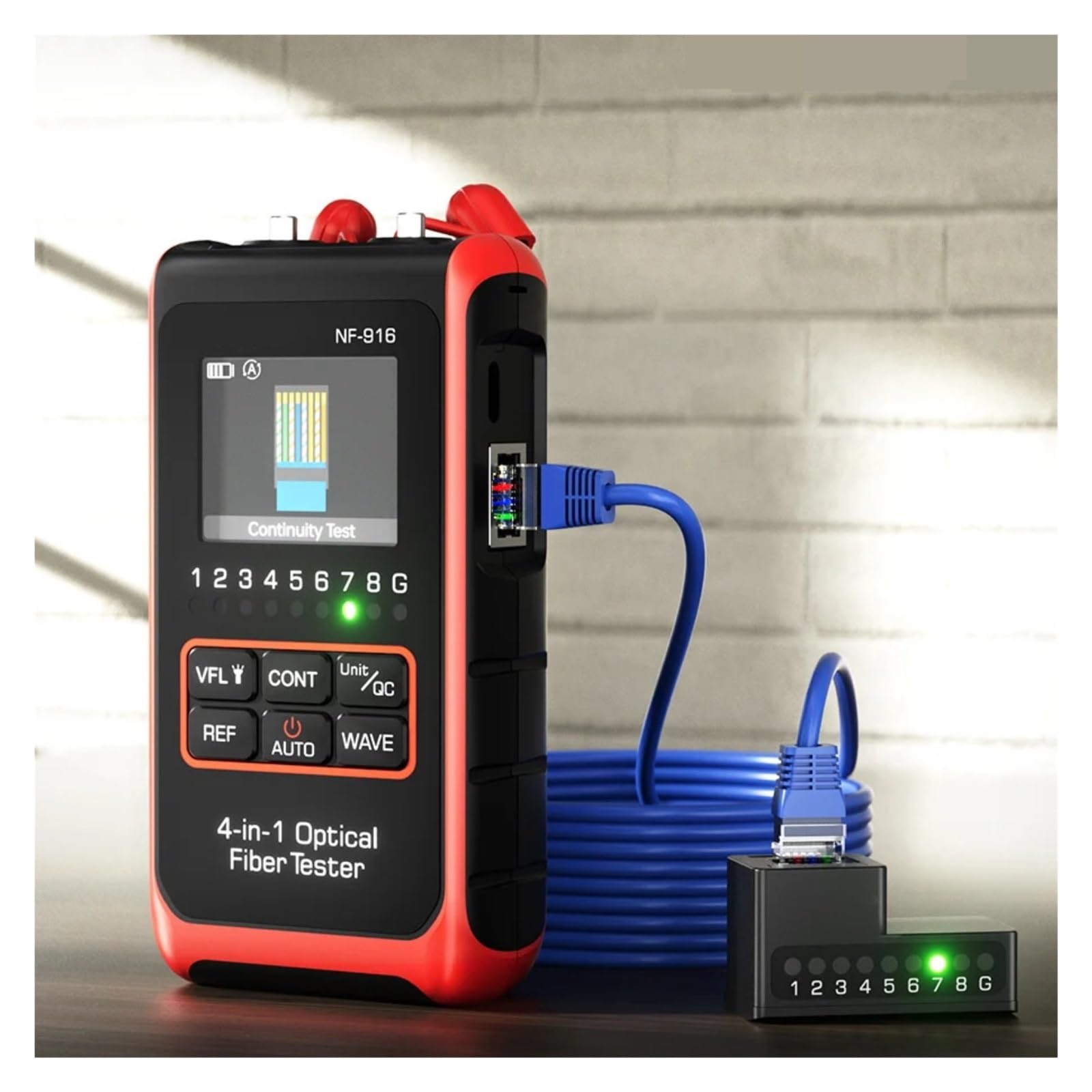 Testeur De Fibre Optique 4 En 1, Wattmètre, Localisateur Visuel Défauts, Écran LCD, Outils Réseau Identification Précise Efficace
