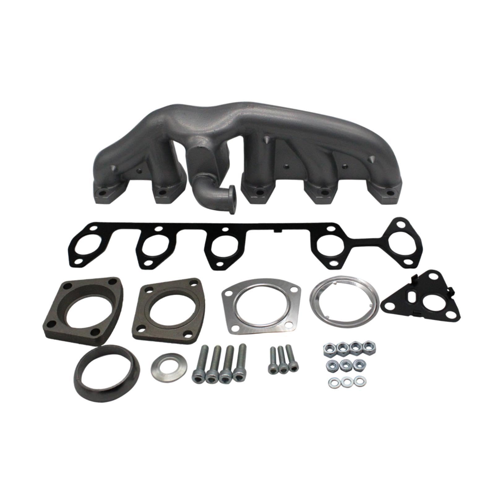 CALANDIS™ Exhaust Manifolds Sturdy Replace Parts Black for VW T5 2.5 Tdi 2003-2007 | Exhaust Manifolds Headers | Exhaust | Car Truck Parts