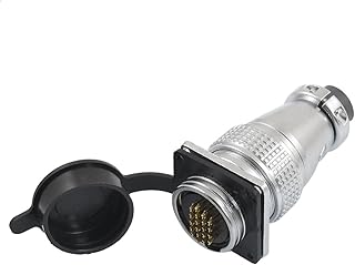 Aexit Waterproof Rubber Audio & Video Accessories Cover 20 Pins Electric Connector Adapter AC Connectors & Adapters 250V 10A