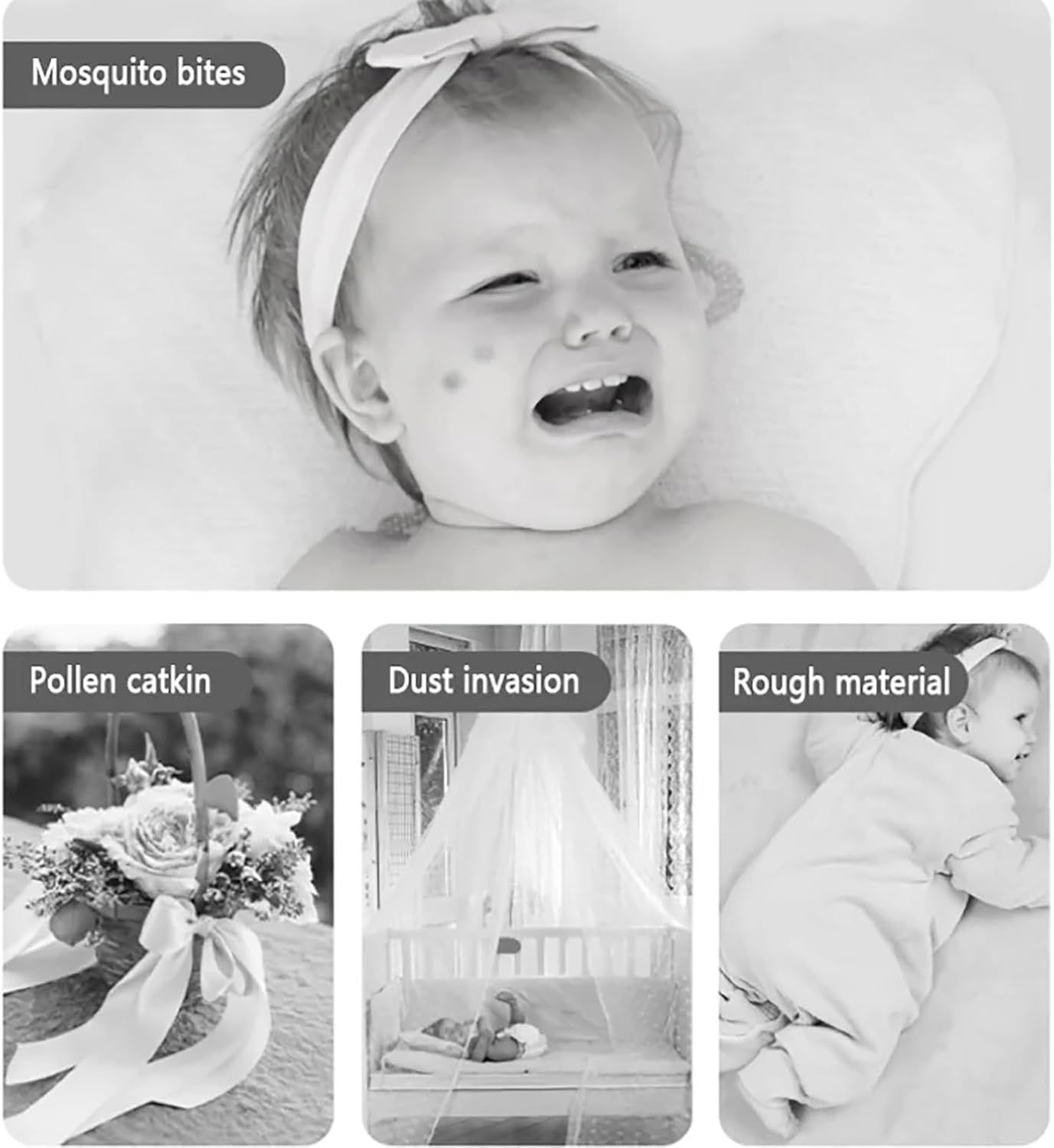 Folding Camping Cot for Adults Heavy Duty Outdoor Bed with Carry Bag Layer Travel Camp Cots Portable Cot Extra Wide,- Mosquito Net Tent Canopy for Beds, Self-Standing Tent for Camping, W/Ful