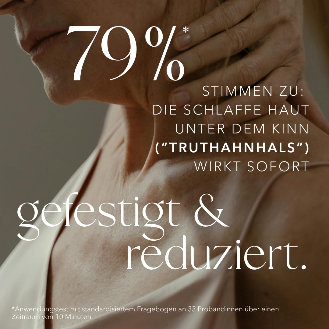 mellow NOIR Neck & Décolleté Cream 50 ml, Straffende Hals- und Dekolleté Creme mit Q10, Hyaluronsäure und COL-4-FRAG REMASTERED™, Für glattere, festere und definierte Haut