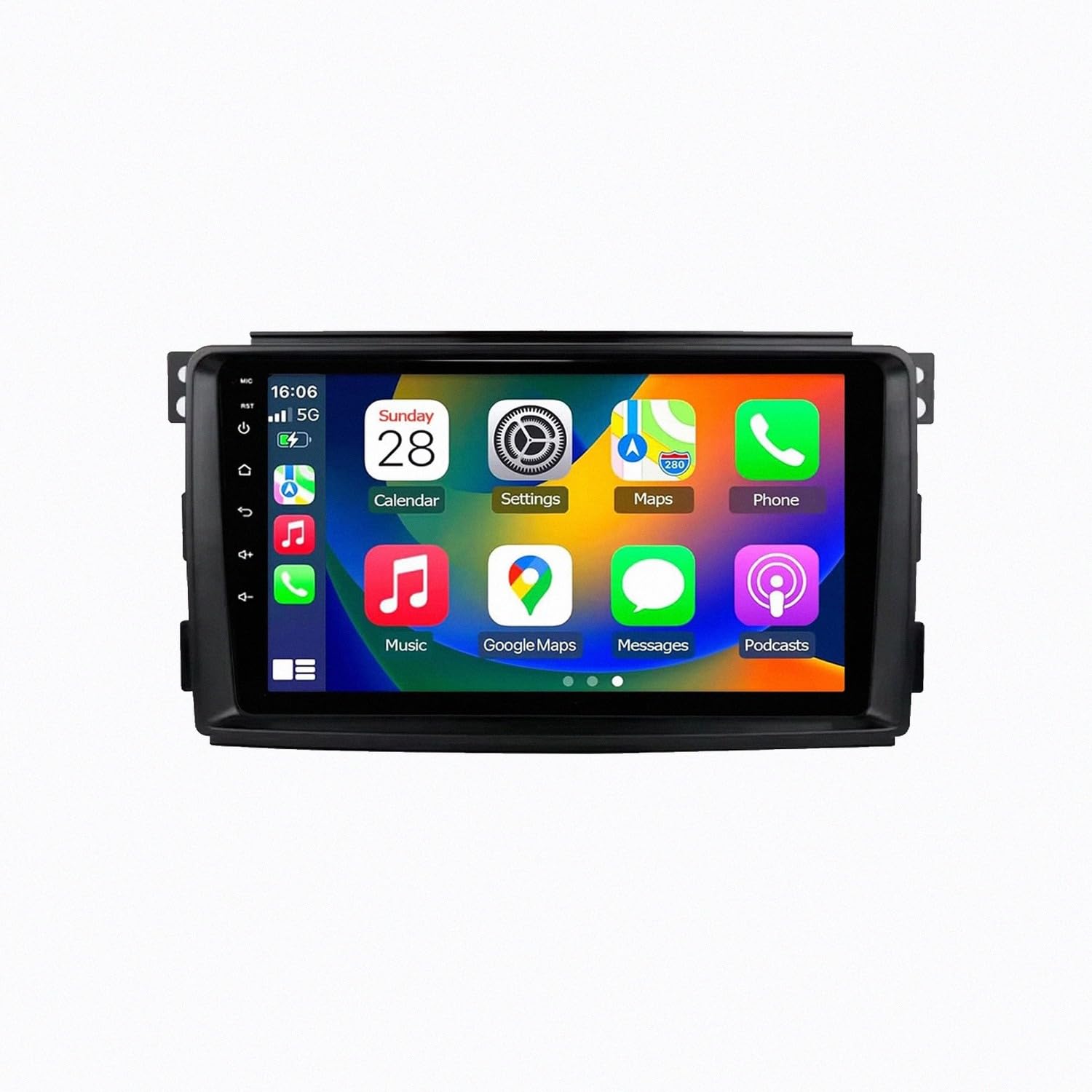 Navegador GPS Smart Fortwo 451 Pantalla Táctil CarPlay 2005-2010 8