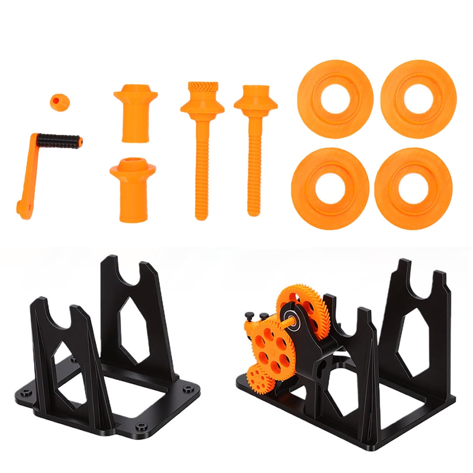 Bewinner Avvolgitore di Filamento per Stampante 3D Avvolgitore di Bobina a Manovella Adatto per P1S P1P X1, di Bobina di Filamento Manuale per Materiali di Consumo Stampante 3D, Semplifica la