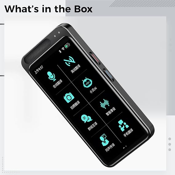 Language Translator Device, 138+ Online Languages, Two-Way Real Time Translation, 20 Offline Languages, Photo Translation, AI Assistant for Travel and Business