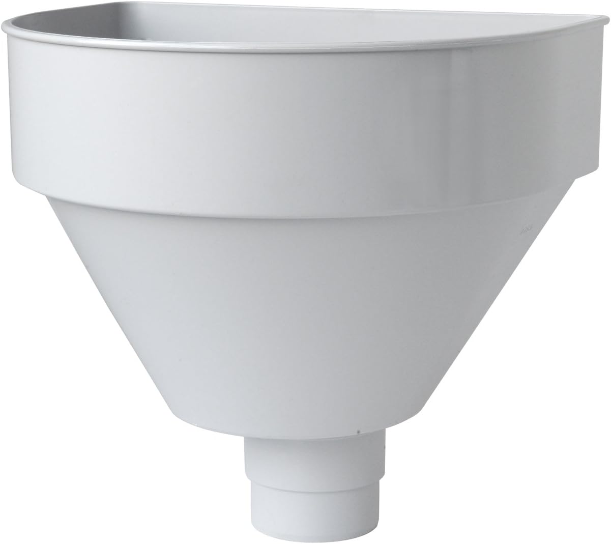 First PlastRCT080N Round rain Folder, Gray, ø 80 mm